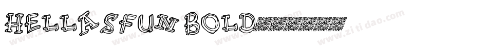 HellasFun Bold字体转换